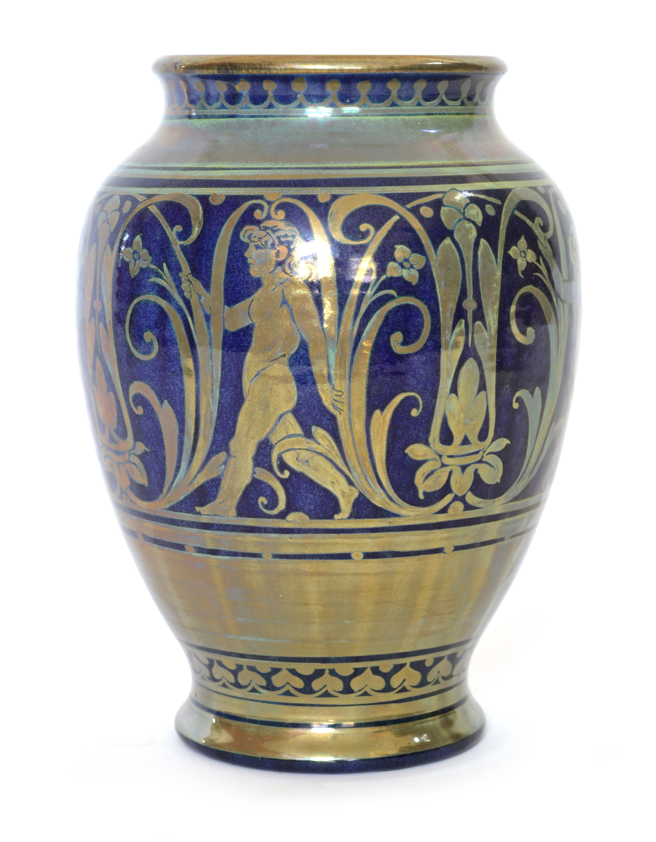 Pilkington's Royal Lancastrian lustre vase, decorated by Richard Joyce (1873-1931)