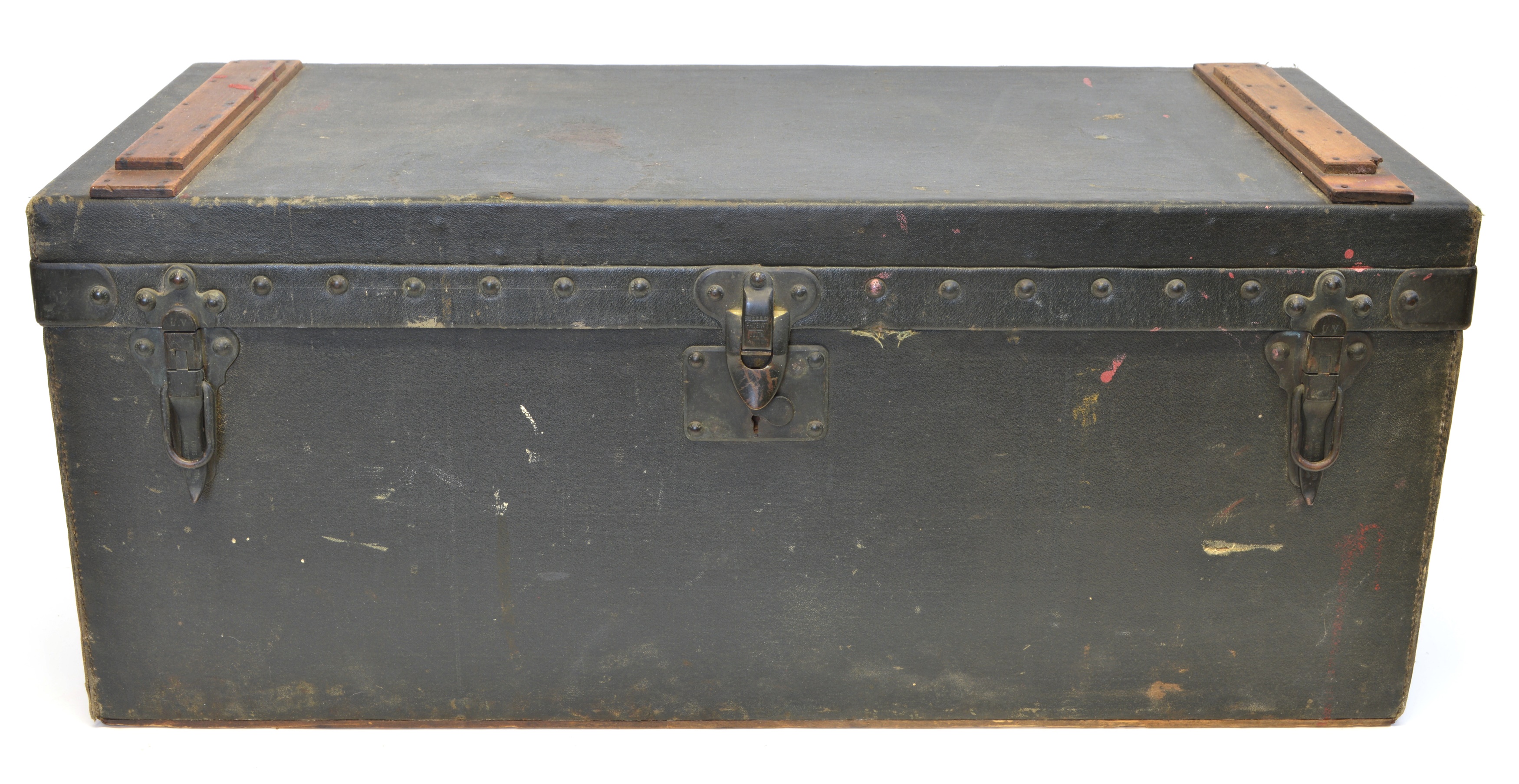 Sold at Auction: Louis Vuitton travel trunk in wood, leather and
