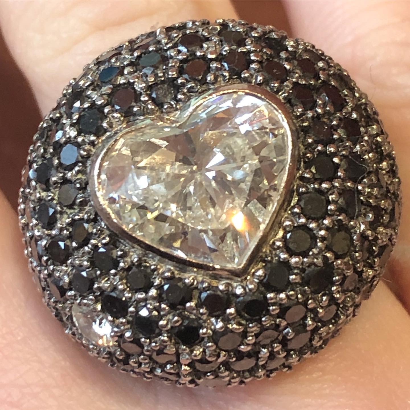 Heart Cut Diamond Ring