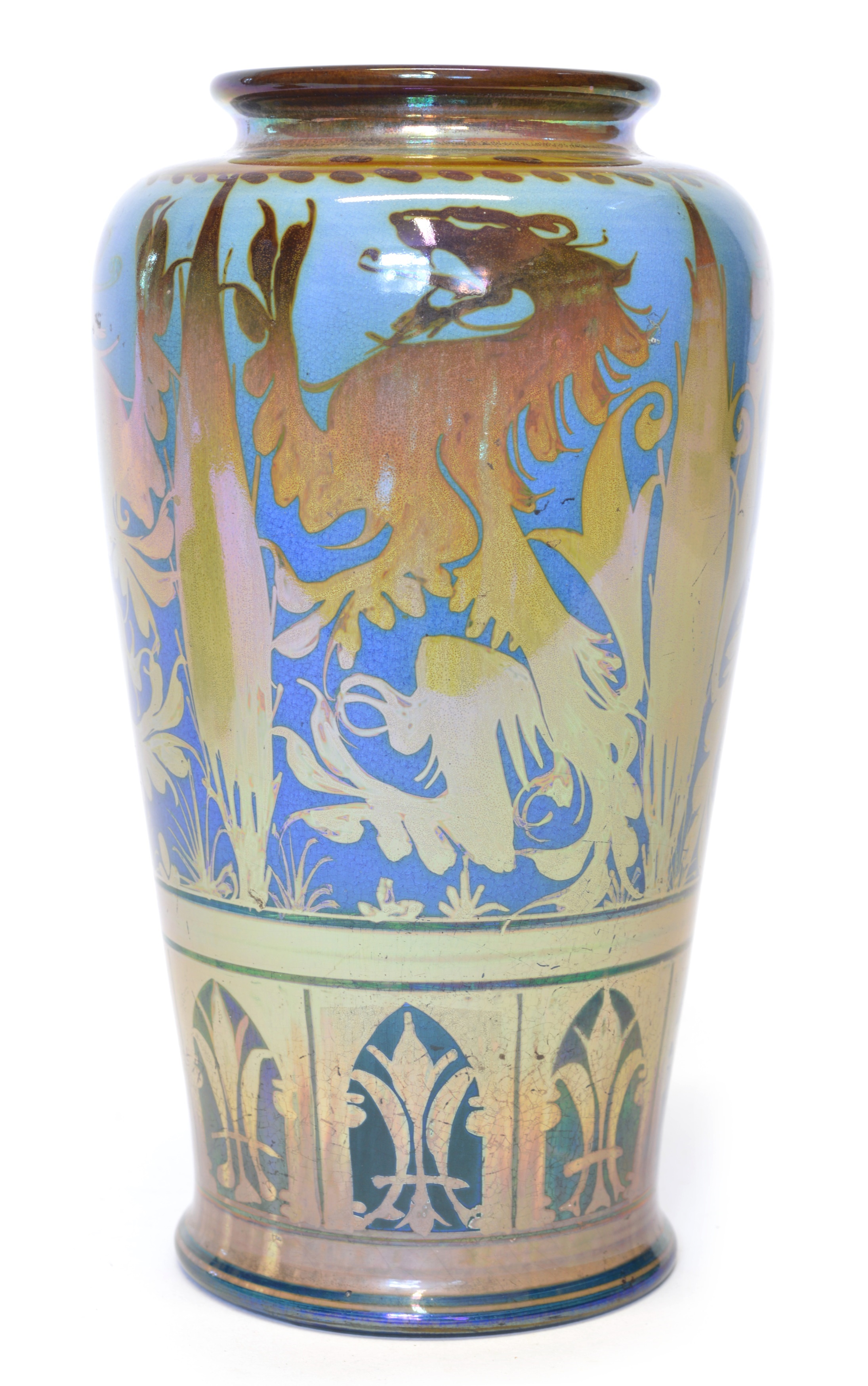 Pilkington's Royal Lancastrian lustre vase, decorated by Gordon M. Forsyth (1879 - 1952)