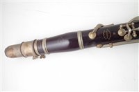 Lot 25 - Clarinet in Bb 12 keys in case, by J.W. Pepper Philadelphia and Chicago, in modern pitch simple system keys.