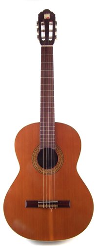 Lot 178 - Alhambra 3C Classical / Spanish guitar, with mahogany back and sides, with hard case.