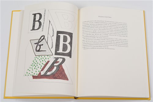 Lot 524 - Hockney's Alphabet - Drawings by David Hockney in slip case (signed).