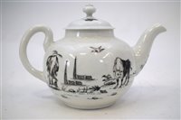 Lot 208 - Worcester teapot and cover circa 1755