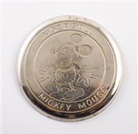 Lot 20 - Mickey Mouse Ingersoll pocket watch.