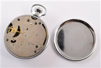 Lot 26 - "Guinness Time" chrome pocket watch