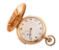 Lot 122 - 18ct gold minute repeater full Hunter pocket watch