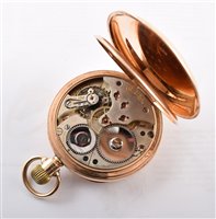 Lot 52 - 9ct gold open face pocket watch by Sir John Bennett Ltd. London