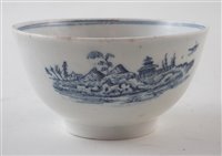 Lot 186 - Lowestoft bowl circa 1775