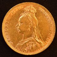 Lot 48 - Queen Victoria, Sovereign, 1891.