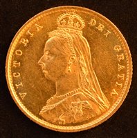 Lot 56 - Queen Victoria, Half-Sovereign, 1887.