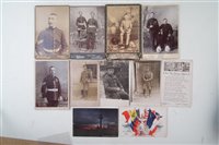 Lot 336 - Military postcards / photographs