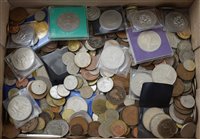 Lot 1 - Large collection of old British and foreign world coins.
