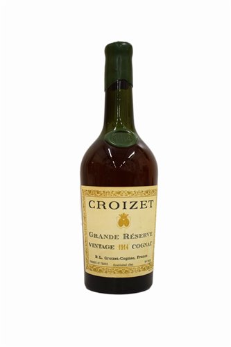 Lot 161 - One bottle of Croizet Grande Reserve 1914 cognac