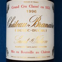 Lot 104 - Duluc de Branaire Ducru St. Julien, 1996, 6 bottles.