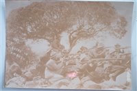 Lot 300 - Collection of Boer war photos and a pipe