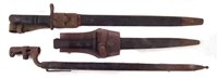 Lot 162 - 1888 bayonet, P14 Bayonet and a Socket bayonet