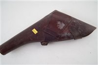 Lot 235 - Luger holster and a Sam Browne holster