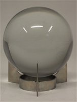 Lot 23 - Baccarat crystal glass ball