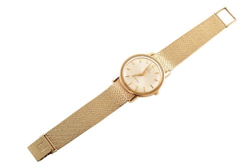 Lot 173 - Gent's vintage 9ct gold Omega Seamaster bracelet watch