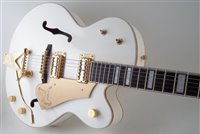 Lot 110 - Gretsch 125 year White Falcon guitar with case