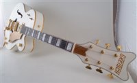 Lot 110 - Gretsch 125 year White Falcon guitar with case