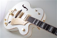 Lot 110 - Gretsch 125 year White Falcon guitar with case