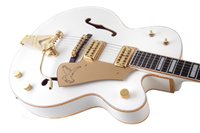 Lot 110 - Gretsch 125 year White Falcon guitar with case