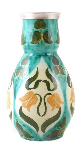 Lot 65 - Della Robbia vase