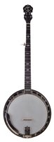Lot 133 - Gibson Mastertone RB250 Banjo with Fults Cumberland Tailpiece and case