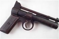 Lot 83 - Webley Junior .177 air pistol in box