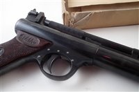 Lot 73 - Webley Premier .22 air pistol No. 1570 in box