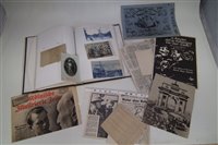 Lot 340 - Collection of WW1 aerial photos, construction photos and maps