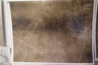 Lot 340 - Collection of WW1 aerial photos, construction photos and maps