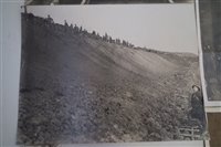 Lot 340 - Collection of WW1 aerial photos, construction photos and maps