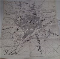 Lot 340 - Collection of WW1 aerial photos, construction photos and maps