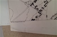 Lot 340 - Collection of WW1 aerial photos, construction photos and maps