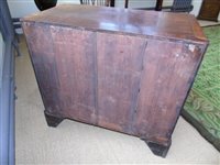Lot 373 - George III mahogany chest of drawers.