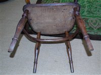 Lot 355 - Early 19th century Windsor chair.