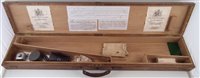 Lot 18 - Westley Richards Monkey Tail carbine with reproduction case.