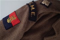 Lot 228 - Three British Army R.E.M.E. 1950's uniforms with two caps.