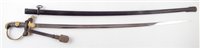 Lot 192 - WW2 German Third Reich model 1693 Wrangel sword by Carl Eichhorn, with knot and scabbard.