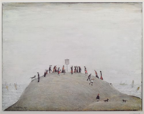 Lot 191 - After L.S. Lowry, "The Notice Board", signed limited edition print.