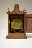 Lot 339 - An early 20th century German bracket clock