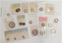 Lot 78 - Collection of assorted historical coinage to include William III, Sixpence.