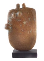 Lot 89 - Peter Hayes, "Couple", ceramic sculpture on a slate base.