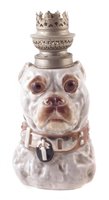 Lot 50 - One ceramic dog lamp base