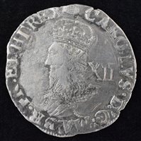 Lot 116 - King Charles I, Shilling.