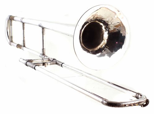 Lot 49 - Hawkes & Sons excelsior class A trombone with case