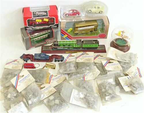Lot 65 - Collection of 'Little Lead Soldiers' in packets, also three Omnibus boxed models and three other models